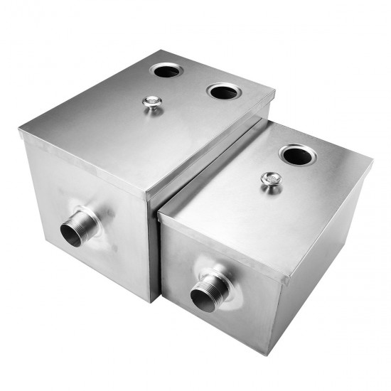 Commercial Stainless Steel Grease Trap Interceptor Set for Restaurant Wastewater Commercial Stainless Steel Grease Trap Interceptor Set for Restaurant Wastewater