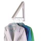Creative Wall Mounted Retractable Foldable Clothes Rack Magic Hanger Storage Holder