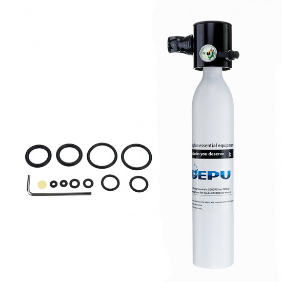 0.5L Mini Scuba Tank Diving Set Oxygen Cylinder Inflator Pump Safety Leash Storage Bag Underwater Diving Equipment 0.5L Mini Scuba Tank Diving Set Oxygen Cylinder Inflator Pump Safety Leash Storage Bag Underwater Diving Equipment