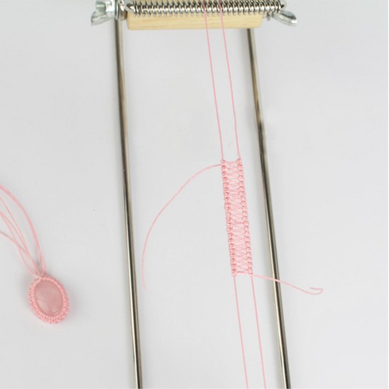 DIY Beads Loom Art Craft Belt Headband Key Chain Weaving Making Machine Beading Tool DIY Beads Loom Art Craft Belt Headband Key Chain Weaving Making Machine Beading Tool