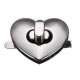 DIY Heart Shape Clasp Turn Twist Metal Lock Buckle for Handbag Bag Purse DIY Heart Shape Clasp Turn Twist Metal Lock Buckle for Handbag Bag Purse