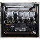 DIY Miner Mining Case Open Air Frame Mining Miner Rig Case W/ 3x Fans For 6 GPU ETH BTC Ethereum