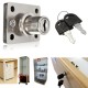 Desk Drawer Dead Bolt Lock For Drawers Box Cabinet Cupboards Panel with Two Keys Desk Drawer Dead Bolt Lock For Drawers Box Cabinet Cupboards Panel with Two Keys