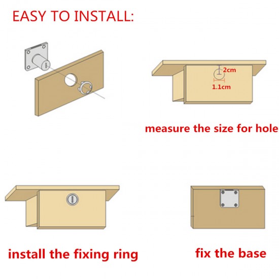 Desk Drawer Dead Bolt Lock For Drawers Box Cabinet Cupboards Panel with Two Keys Desk Drawer Dead Bolt Lock For Drawers Box Cabinet Cupboards Panel with Two Keys