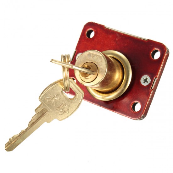 Desk Drawer Dead Bolt Lock for Drawers Box Cabinet Cupboards Panel with Two Key Desk Drawer Dead Bolt Lock for Drawers Box Cabinet Cupboards Panel with Two Key
