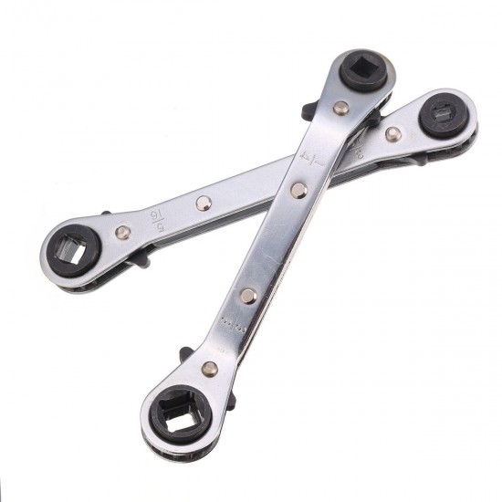 Double Box Ratchet Wrench Refrigeration Tool Air Conditioning 3/16 1/4 5/16 DE Double Box Ratchet Wrench Refrigeration Tool Air Conditioning 3/16 1/4 5/16 DE