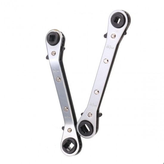 Double Box Ratchet Wrench Refrigeration Tool Air Conditioning 3/16 1/4 5/16 DE Double Box Ratchet Wrench Refrigeration Tool Air Conditioning 3/16 1/4 5/16 DE