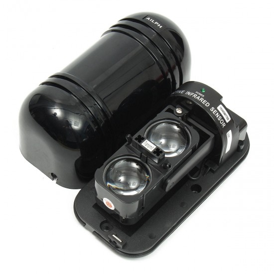 Dual Beam Perimeter Fence Active Infrared IR Sensor Barrier Detector Window Outdoor Intrusion Alarm Dual Beam Perimeter Fence Active Infrared IR Sensor Barrier Detector Window Outdoor Intrusion Alarm