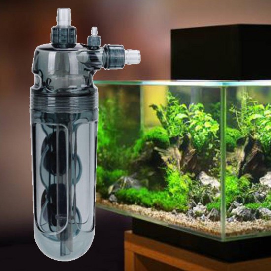 External Aquarium Fish Tank Diffuser Reactor CO2 Atomizer Water Plants Equipment