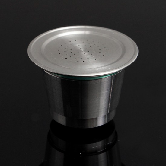 Fine Grind Coffee Capsule Cup Stainless Steel Reusable Refillable For Nespresso Fine Grind Coffee Capsule Cup Stainless Steel Reusable Refillable For Nespresso