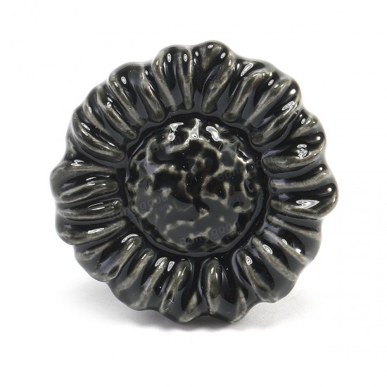 Flower Ceramic Furniture Knobs Drawer Cabinet Cupboard Pulls Handle for Kids Bedroom Flower Ceramic Furniture Knobs Drawer Cabinet Cupboard Pulls Handle for Kids Bedroom
