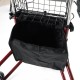 Foldable Wheel Rollator Walking Frame Basket Compact Mobility Walker Seniors Aid