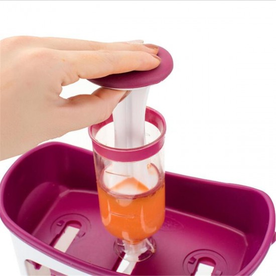 Fresh Squeezer Station Baby Weaning Food Puree Reusable Pouches Maker