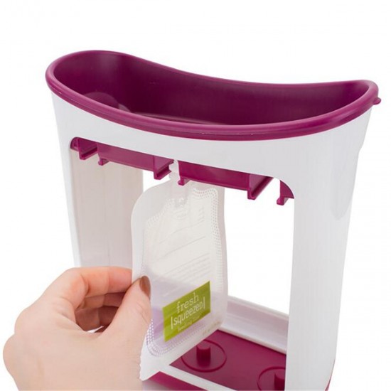Fresh Squeezer Station Baby Weaning Food Puree Reusable Pouches Maker Fresh Squeezer Station Baby Weaning Food Puree Reusable Pouches Maker
