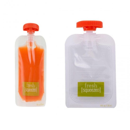 Fresh Squeezer Station Baby Weaning Food Puree Reusable Pouches Maker Fresh Squeezer Station Baby Weaning Food Puree Reusable Pouches Maker