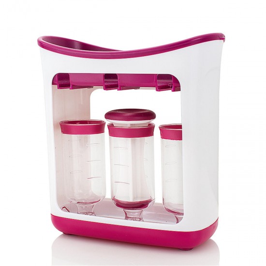 Fresh Squeezer Station Baby Weaning Food Puree Reusable Pouches Maker Fresh Squeezer Station Baby Weaning Food Puree Reusable Pouches Maker
