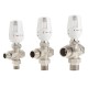G1/2''/G3/4''/G1'' Standard Thermostatic Angled Radiator Brass Valve For Five Temperature Settings G1/2''/G3/4''/G1'' Standard Thermostatic Angled Radiator Brass Valve For Five Temperature Settings