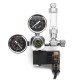 G5/8 W21.8 220V Aquarium CO2 Regulator Bubble Counter Magnetic Solenoid Decompression Valve G5/8 W21.8 220V Aquarium CO2 Regulator Bubble Counter Magnetic Solenoid Decompression Valve