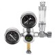 G5/8 W21.8 220V Aquarium CO2 Regulator Bubble Counter Magnetic Solenoid Decompression Valve G5/8 W21.8 220V Aquarium CO2 Regulator Bubble Counter Magnetic Solenoid Decompression Valve