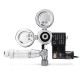 G5/8 W21.8 220V Aquarium CO2 Regulator Bubble Counter Magnetic Solenoid Decompression Valve G5/8 W21.8 220V Aquarium CO2 Regulator Bubble Counter Magnetic Solenoid Decompression Valve