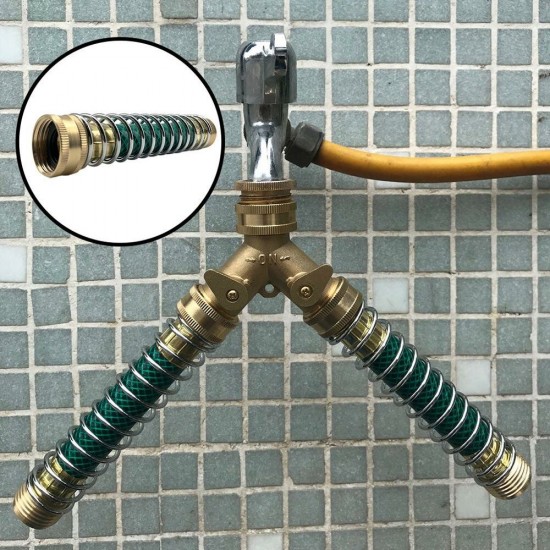 Garden Irrigation Sprinkler Copper Spring Tube Can Be Connected With Single Way Double Way And Three Way Joint Garden Irrigation Sprinkler Copper Spring Tube Can Be Connected With Single Way Double Way And Three Way Joint