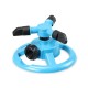 Garden Lawn Sprinkler 3 Arms 360° Rotating Adjustable End Nozzle Watering System