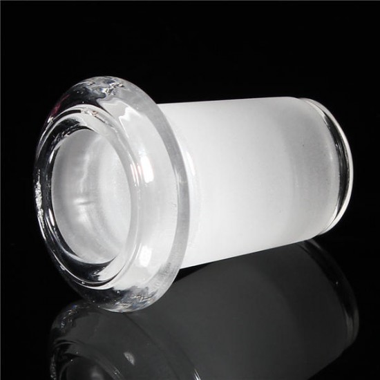 Glass 14mm Female To 18mm Male Short Expander Reducer Adapter Connector