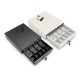 Heavy Duty Cash Drawer Box Money Box POS Register RJ-11 Key Lock With 4 Bill 5 Coin Trays Heavy Duty Cash Drawer Box Money Box POS Register RJ-11 Key Lock With 4 Bill 5 Coin Trays