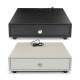 Heavy Duty Cash Drawer Box Money Box POS Register RJ-11 Key Lock With 4 Bill 5 Coin Trays