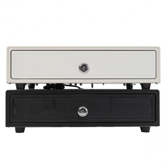 Heavy Duty Cash Drawer Box Money Box POS Register RJ-11 Key Lock With 4 Bill 5 Coin Trays Heavy Duty Cash Drawer Box Money Box POS Register RJ-11 Key Lock With 4 Bill 5 Coin Trays