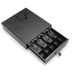 Heavy Duty Cash Drawer Box Money Box POS Register RJ-11 Key Lock With 4 Bill 5 Coin Trays