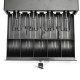 Heavy Duty Cash Drawer Box Money Box POS Register RJ-11 Key Lock With 4 Bill 5 Coin Trays Heavy Duty Cash Drawer Box Money Box POS Register RJ-11 Key Lock With 4 Bill 5 Coin Trays