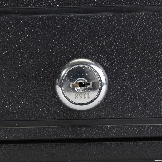 Heavy Duty Cash Drawer Box Money Box POS Register RJ-11 Key Lock With 4 Bill 5 Coin Trays Heavy Duty Cash Drawer Box Money Box POS Register RJ-11 Key Lock With 4 Bill 5 Coin Trays