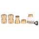 High Pressure Brass Washer Misting Spray Nozzle Water Adapter Connector Water Hose Pipe Connectors High Pressure Brass Washer Misting Spray Nozzle Water Adapter Connector Water Hose Pipe Connectors