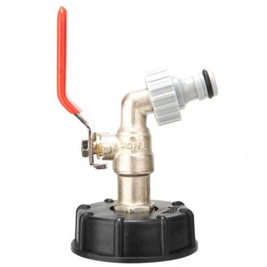 IBC Tote Tank Valve Drain Adapter 1/2'' Garden Hose Faucet Water Connector Tool IBC Tote Tank Valve Drain Adapter 1/2'' Garden Hose Faucet Water Connector Tool