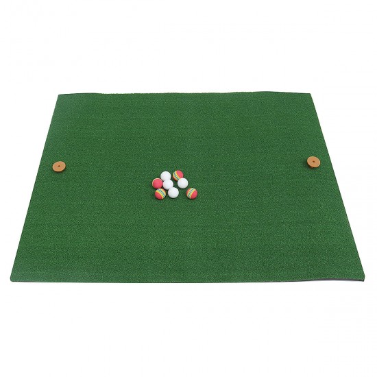 Indoor Golf Practice Grass Mat Residential Training Hitting Turf Mat With Ball & Tee