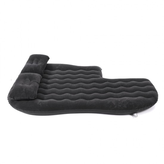 Inflatable Car Air Bed Mattress Back Rear Seat Rest w/2 Pillows Cushion Travel