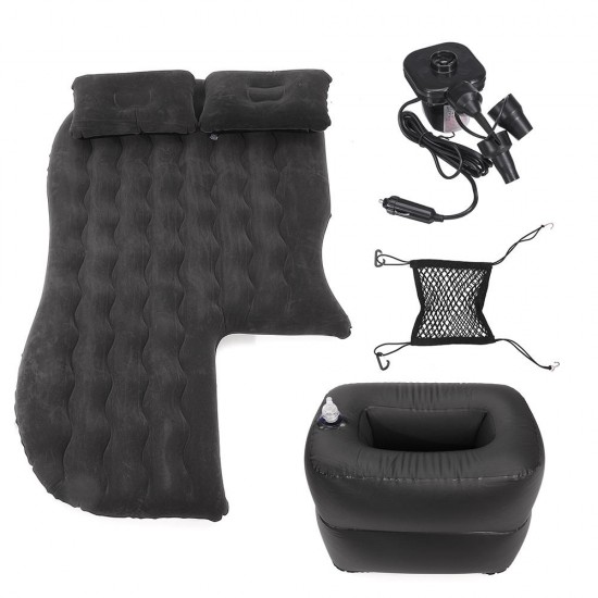 Inflatable Car Air Bed Mattress Back Rear Seat Rest w/2 Pillows Cushion Travel Inflatable Car Air Bed Mattress Back Rear Seat Rest w/2 Pillows Cushion Travel