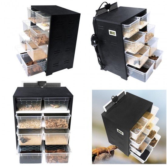 Integrated Reptile Breeding Box PVC Transparent Acrylic Feeding Box Case