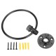 Iron Art Hardware Pendant Towel Ring Retro Round Towel Rack Bathroom Shelf Towel Bar Iron Art Hardware Pendant Towel Ring Retro Round Towel Rack Bathroom Shelf Towel Bar