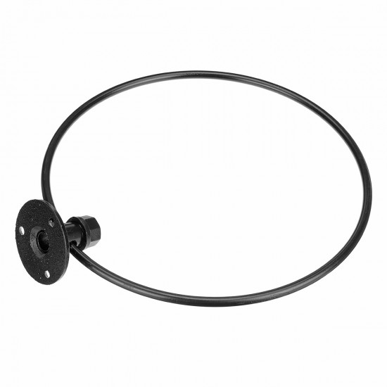 Iron Art Hardware Pendant Towel Ring Retro Round Towel Rack Bathroom Shelf Towel Bar Iron Art Hardware Pendant Towel Ring Retro Round Towel Rack Bathroom Shelf Towel Bar