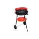 Iron Charcoal Meat Grill BBQ Barbeque with wheels Outdoor Camping Picnic Stove