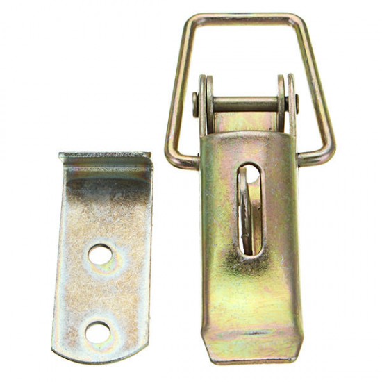 Iron Toggle Catch Latch Hasp Clamp Clip Duck Billed Buckles for Wood Box Case