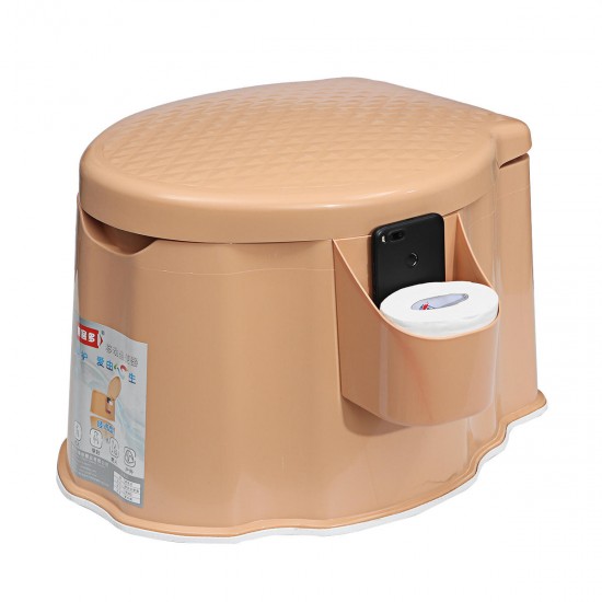 Khaki Detachable Toilet Portable Toilet for Elderly