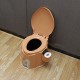 Khaki Detachable Toilet Portable Toilet for Elderly