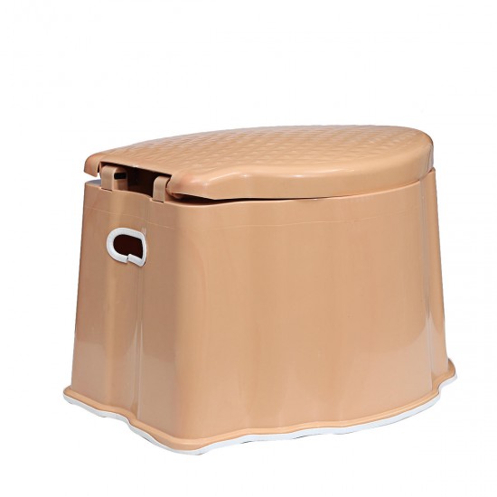 Khaki Detachable Toilet Portable Toilet for Elderly