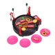 Kids BBQ Grill Pretend Play Toys Kitchen Barbecue Food Cooking Set Children Gift