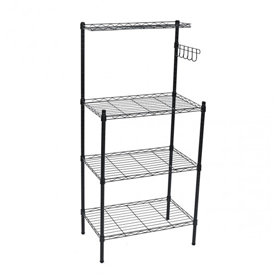 Kitchen Shelf Storage Rack Floor Shower Restroom Organizer Holder