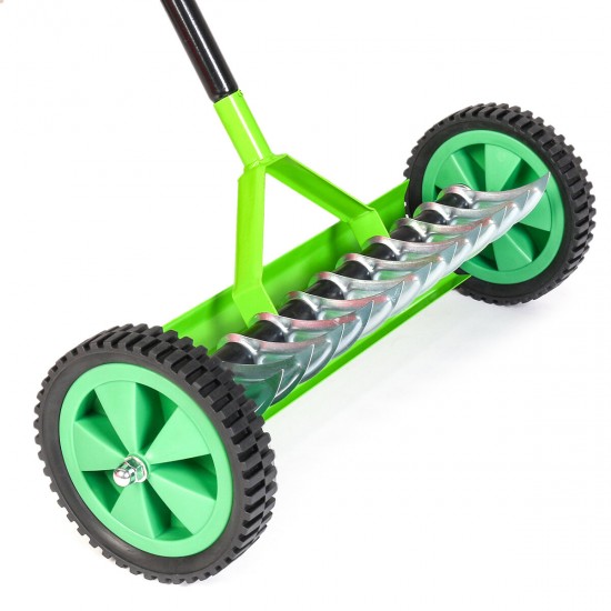 Lawn Roller Outdoor Garden Lawn Aerator With Long Handle Spike Type Grass Roller Lawn Roller Outdoor Garden Lawn Aerator With Long Handle Spike Type Grass Roller