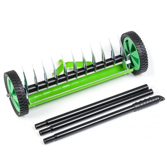 Lawn Roller Outdoor Garden Lawn Aerator With Long Handle Spike Type Grass Roller Lawn Roller Outdoor Garden Lawn Aerator With Long Handle Spike Type Grass Roller